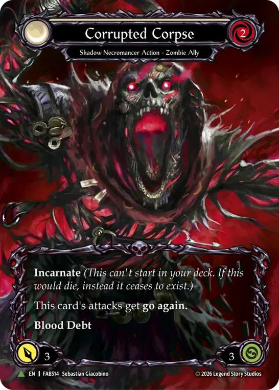 Corrupted Corpse (Marvel) (FAB514) (C) [Flesh and Blood Promo Cards]