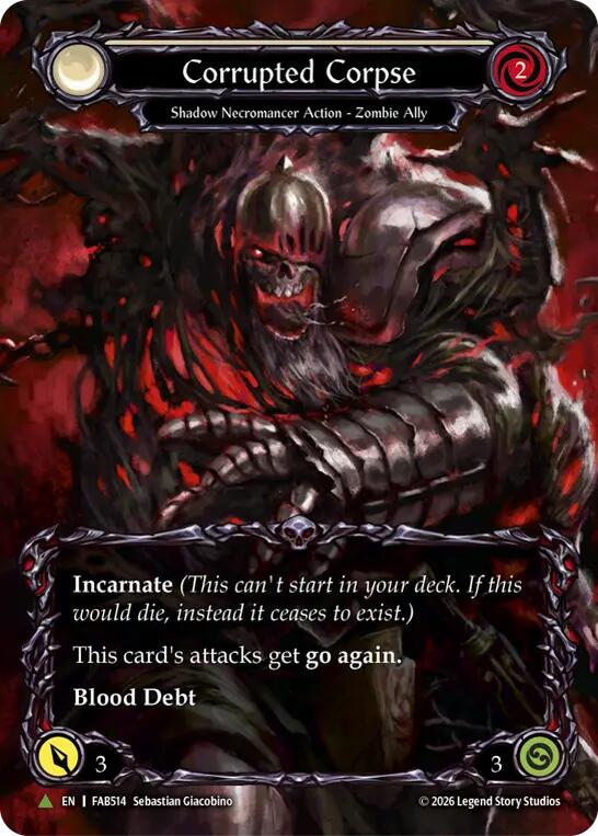 Corrupted Corpse (Marvel) (FAB514) (G) [Flesh and Blood Promo Cards]