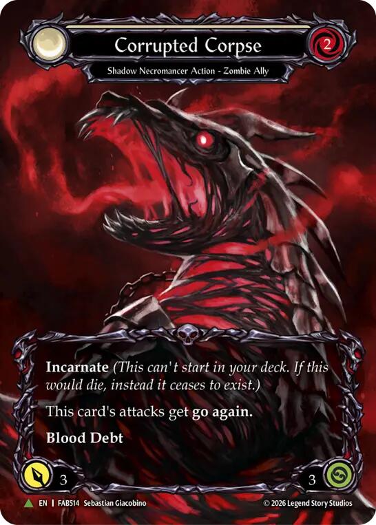 Corrupted Corpse (Marvel) (FAB514) (I) [Flesh and Blood Promo Cards]