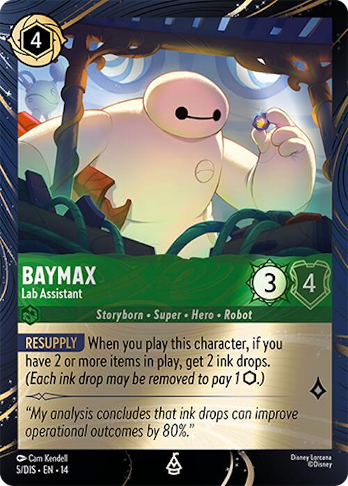 Baymax - Lab Assistant (5) [Disney Lorcana Promo Cards]