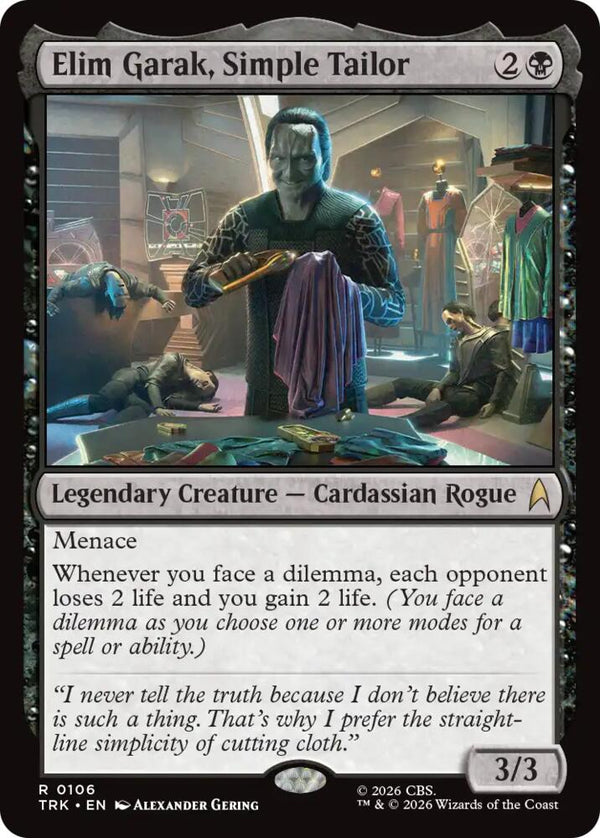 Elim Garak, Simple Tailor (106) [Star Trek]