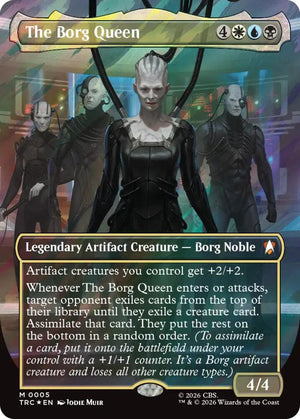 The Borg Queen (Borderless) (Surge Foil) (5) [Star Trek Commander]