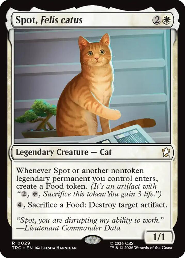 Spot, Felis catus (Surge Foil) (29) [Star Trek Commander]