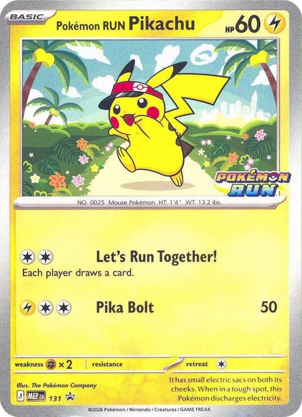 Pokemon Run Pikachu - 131 [Southeast Asia Exclusives]