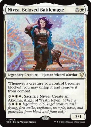 Nivea, Beloved Battlemage (3) [Mystery Booster Commander Edition]