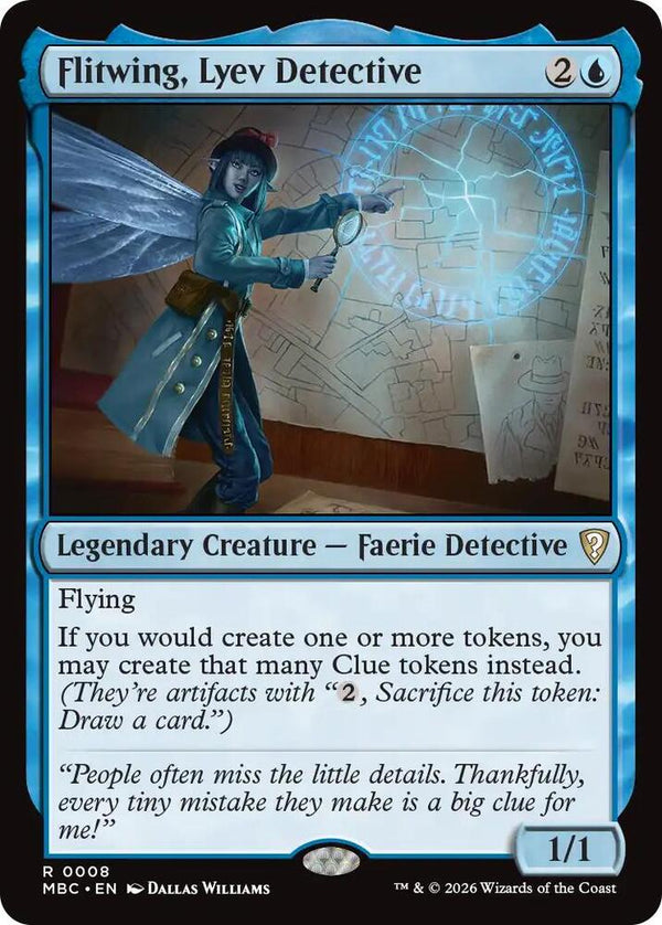 Flitwing, Lyev Detective (8) [Mystery Booster Commander Edition]