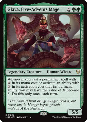 Glava, Five-Advents Mage (29) [Mystery Booster Commander Edition]