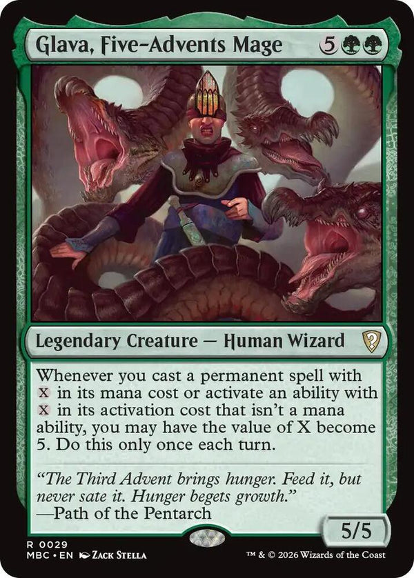 Glava, Five-Advents Mage (29) [Mystery Booster Commander Edition]