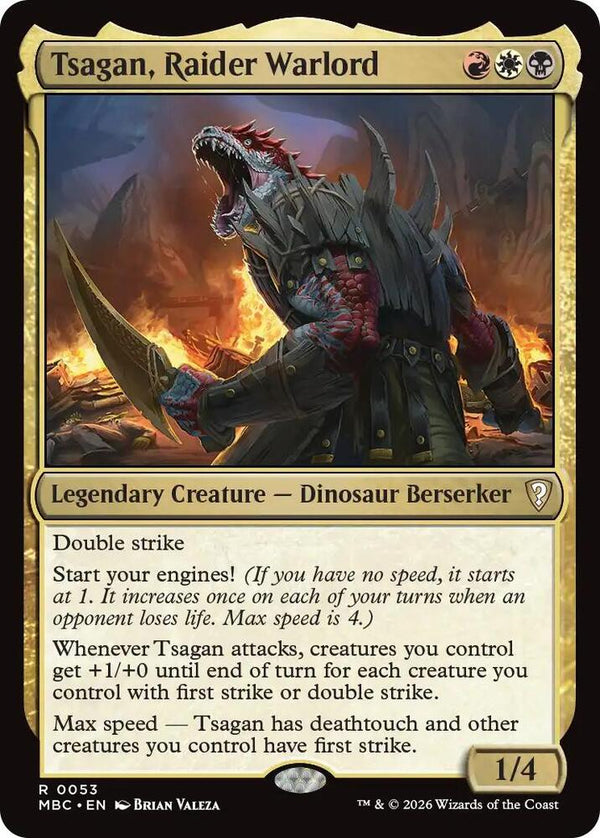 Tsagan, Raider Warlord (53) [Mystery Booster Commander Edition]