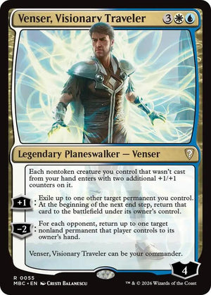 Venser, Visionary Traveler (55) [Mystery Booster Commander Edition]