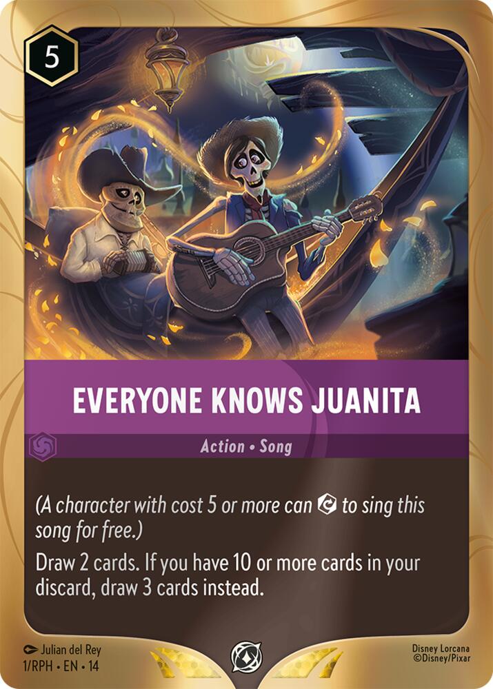 Everyone Knows Juanita (1) [Disney Lorcana Promo Cards]