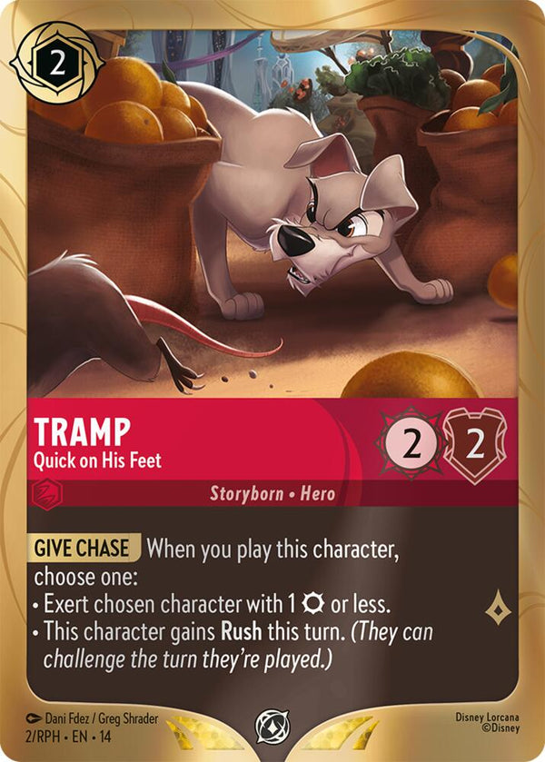 Tramp - Quick on His Feet (2) [Disney Lorcana Promo Cards]