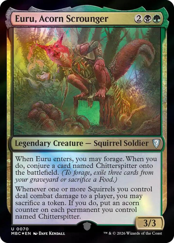 Euru, Acorn Scrounger (70) [Mystery Booster Commander Edition]