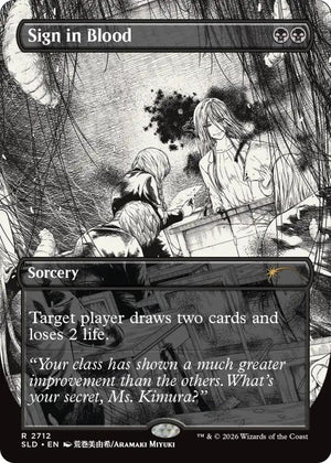 Sign in Blood (2712) [Secret Lair Drop]