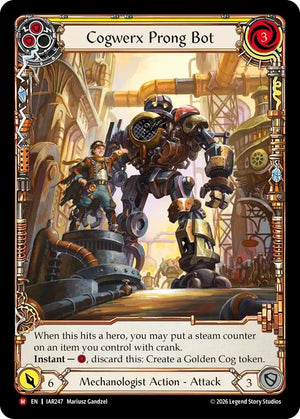 Cogwerx Prong Bot (Extended Art) (IAR247) [Usurp the Shadow Throne]