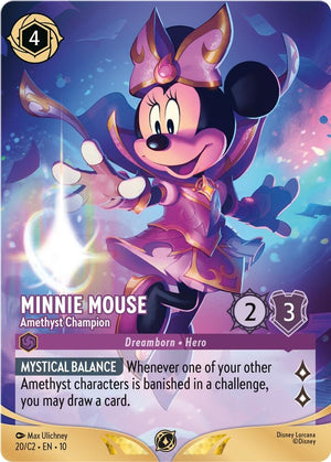 Minnie Mouse - Amethyst Champion (20) [Disney Lorcana Promo Cards]