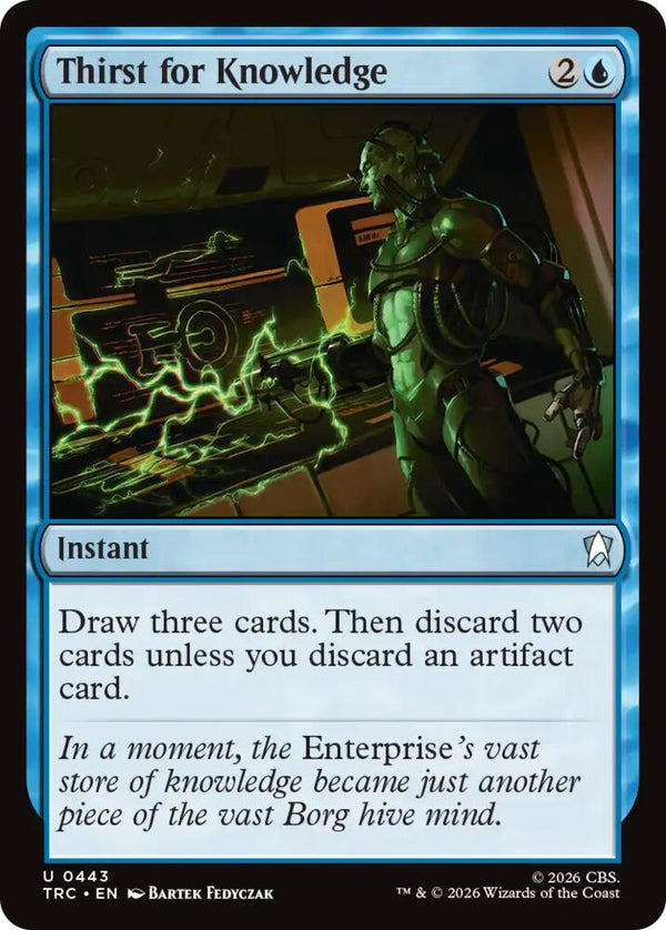 Thirst for Knowledge (Surge Foil) (443) [Star Trek Commander]