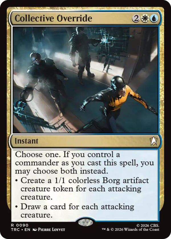 Collective Override (Surge Foil) (90) [Star Trek Commander]