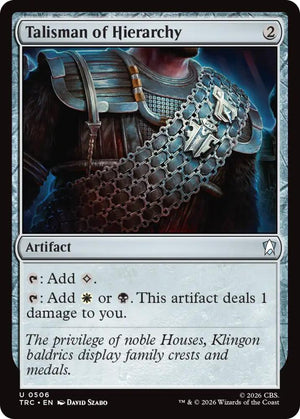 Talisman of Hierarchy (Surge Foil) (506) [Star Trek Commander]