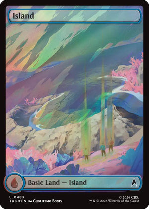 Island (0483) (Surge Foil) [Star Trek]