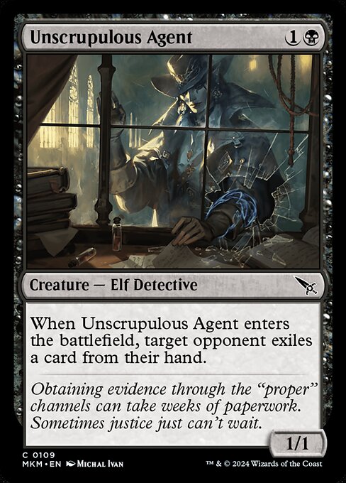 Unscrupulous Agent (109) [Murders at Karlov Manor]