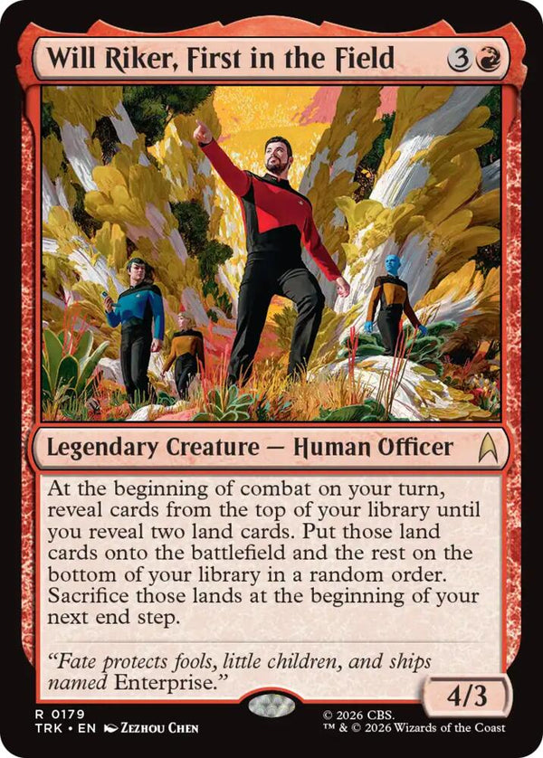 Will Riker, First in the Field (179) [Star Trek]