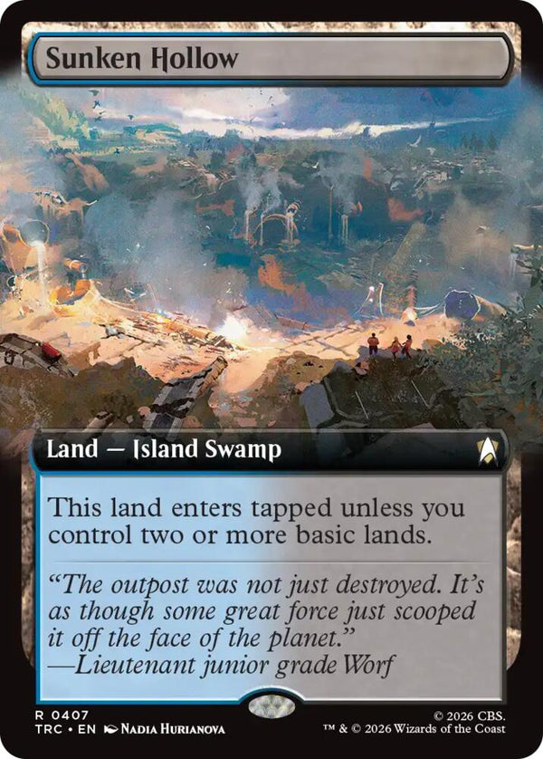 Sunken Hollow (Extended Art) (407) [Star Trek Commander]