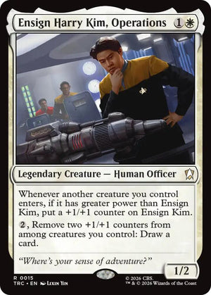 Ensign Harry Kim, Operations (Surge Foil) (15) [Star Trek Commander]