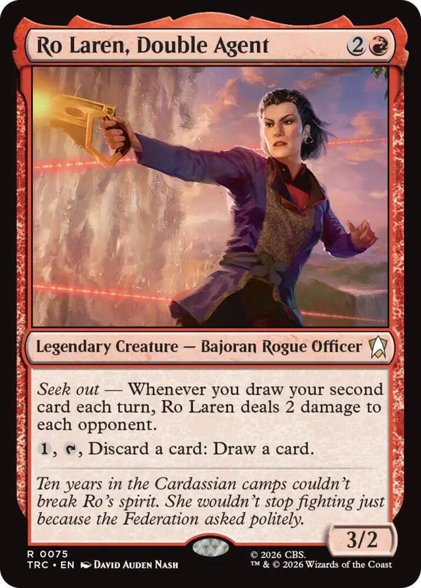 Ro Laren, Double Agent (Surge Foil) (75) [Star Trek Commander]