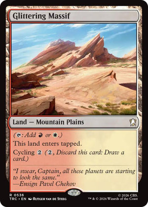 Glittering Massif (Surge Foil) (536) [Star Trek Commander]