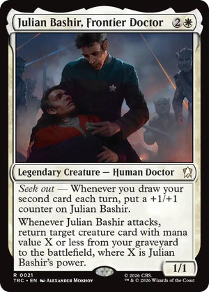 Julian Bashir, Frontier Doctor (Surge Foil) (21) [Star Trek Commander]