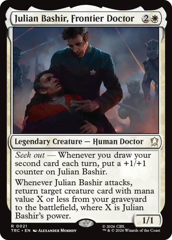 Julian Bashir, Frontier Doctor (Surge Foil) (21) [Star Trek Commander]