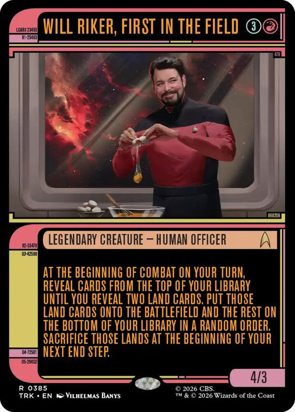 Will Riker, First in the Field (Showcase) (385) [Star Trek]