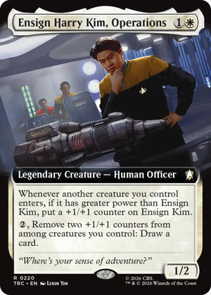 Ensign Harry Kim, Operations (Extended Art) (220) [Star Trek Commander]