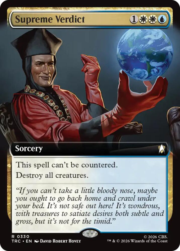 Supreme Verdict (Extended Art) (330) [Star Trek Commander]