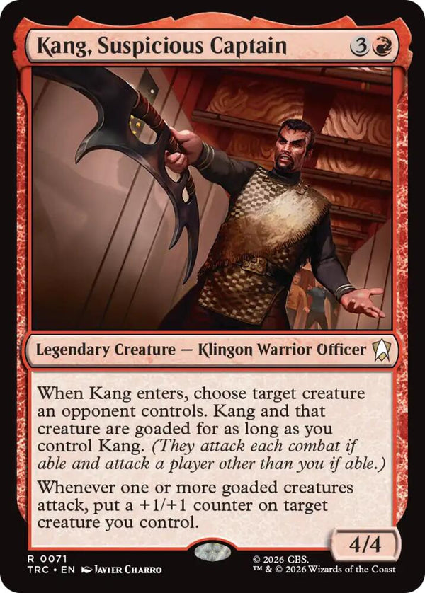 Kang, Suspicious Captain (Surge Foil) (71) [Star Trek Commander]