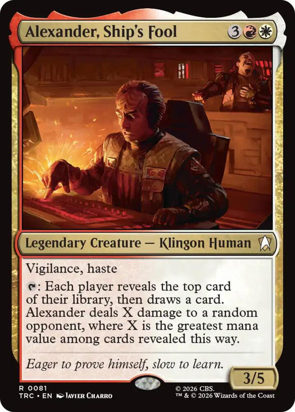 Alexander, Ship's Fool (81) [Star Trek Commander]
