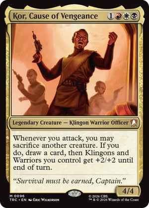 Kor, Cause of Vengeance (96) [Star Trek Commander]
