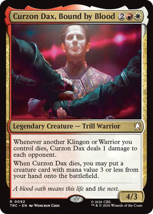 Curzon Dax, Bound by Blood (Surge Foil) (92) [Star Trek Commander]