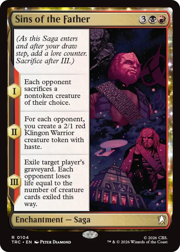 Sins of the Father (Surge Foil) (104) [Star Trek Commander]