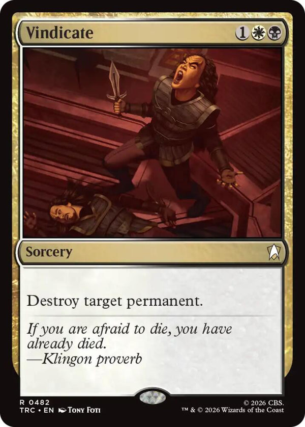 Vindicate (Surge Foil) (482) [Star Trek Commander]