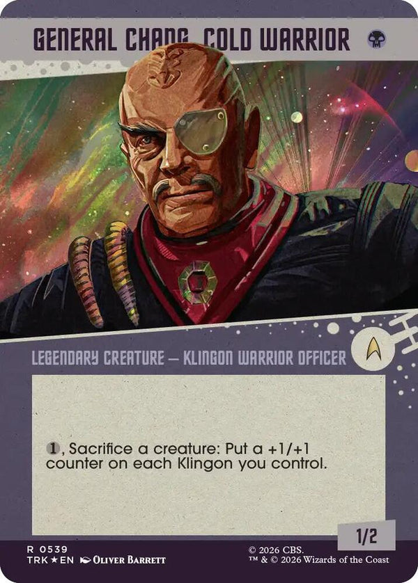 General Chang, Cold Warrior (Showcase) (0539) (Surge Foil) [Star Trek]