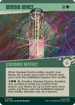 Genesis Device (Showcase) (Surge Foil) (546) [Star Trek]
