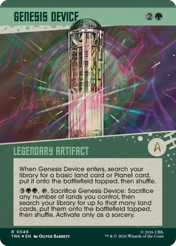 Genesis Device (Showcase) (Surge Foil) (546) [Star Trek]
