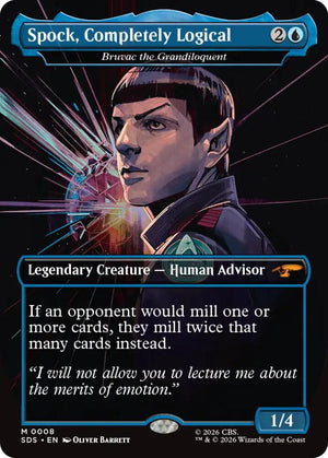 Spock, Completely Logical - Bruvac the Grandiloquent (Borderless) (8) [Star Trek: Stardates]