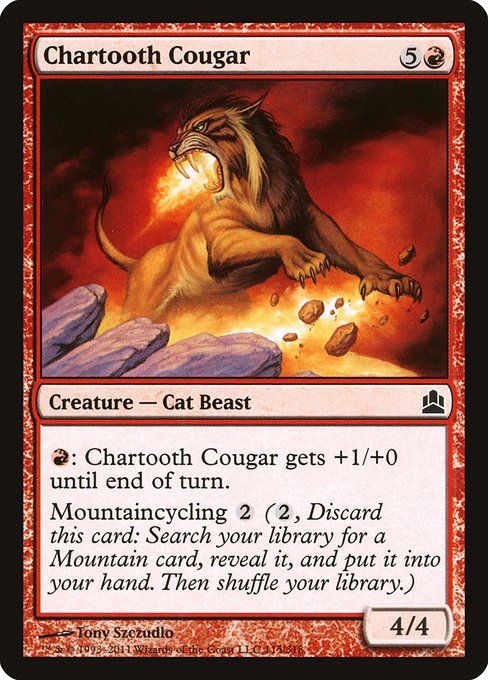 Chartooth Cougar (115) [Commander 2011]