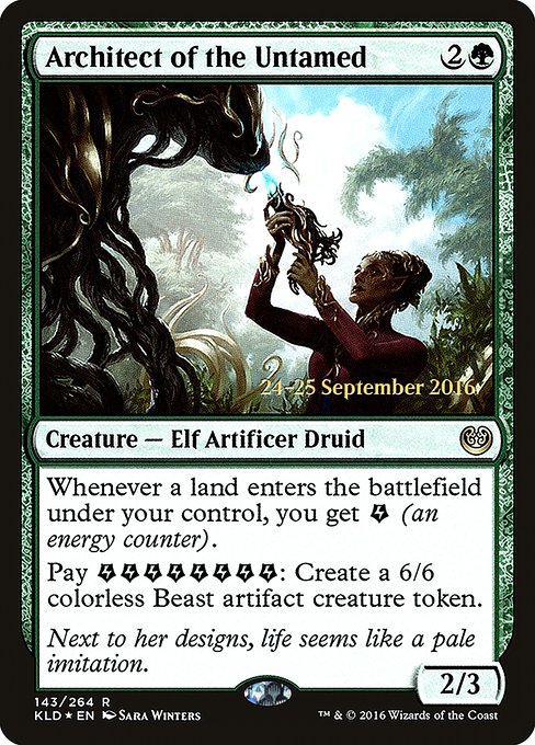 Architect of the Untamed (143s) [Kaladesh Promos]