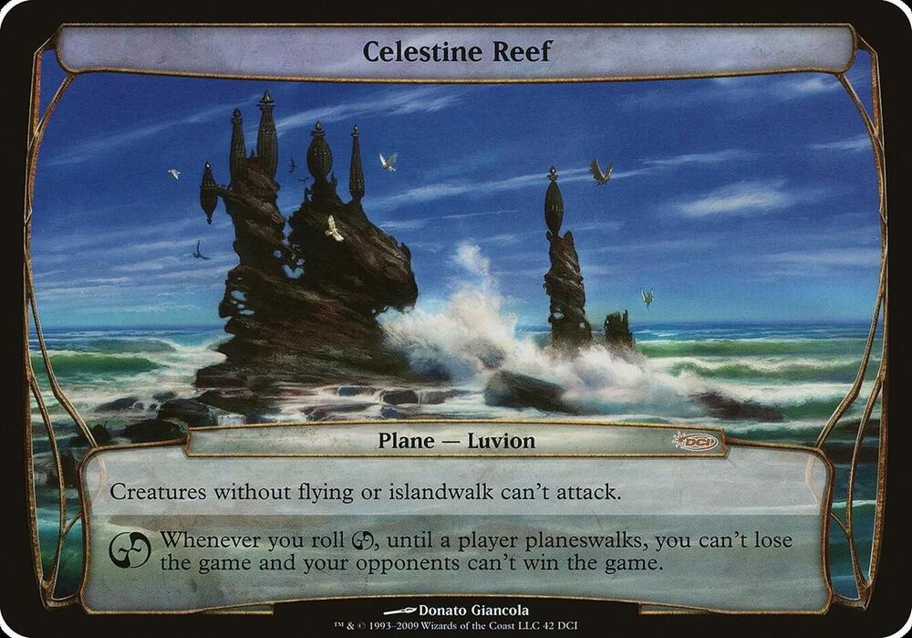 Celestine Reef (Prerelease Promo) (42) [Oversize Cards]