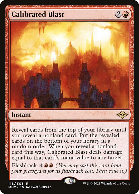 Calibrated Blast (118) [Modern Horizons 2]