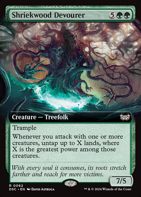 Shriekwood Devourer (62) [Duskmourn: House of Horror Commander]